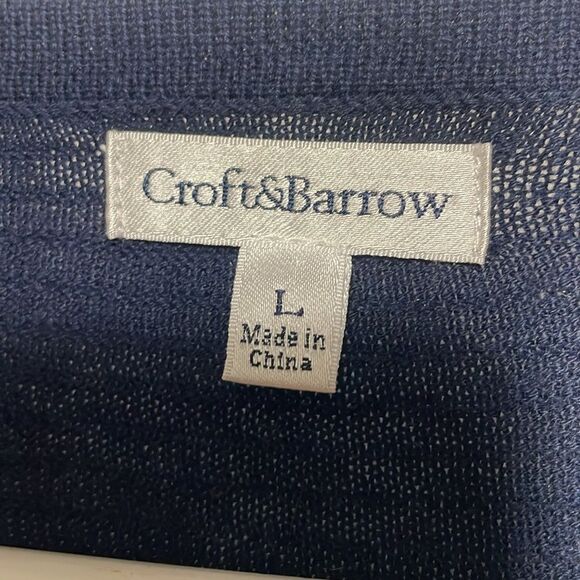 Croft and barrow zip up sweater - Picture 4 of 8